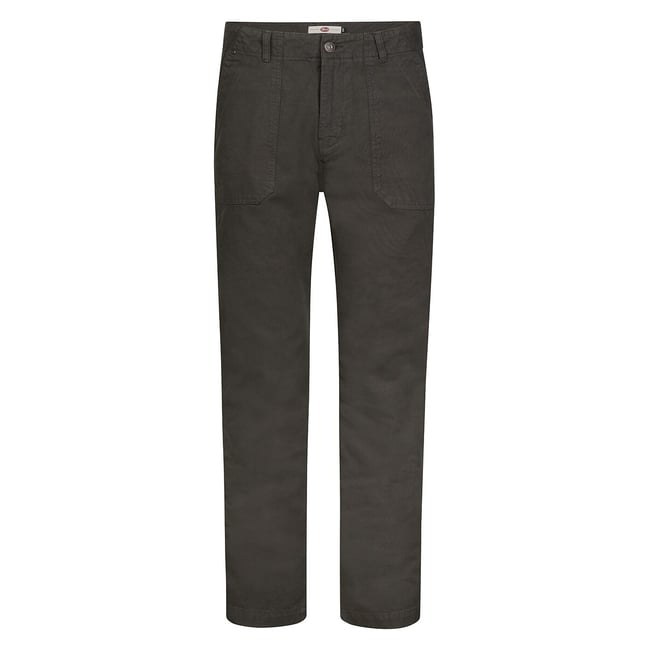 Pantalon droit gris vert <span itemprop=