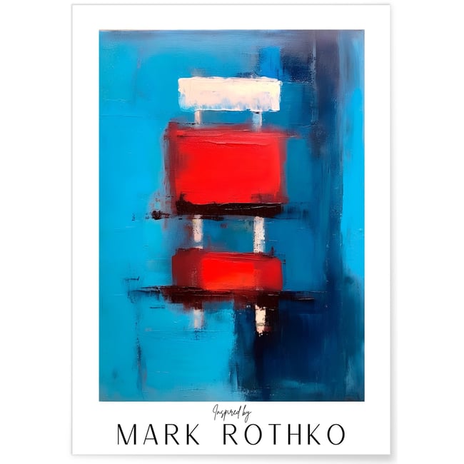 Affiche Mark Rothko n°2 Couleur blanc <span itemprop=