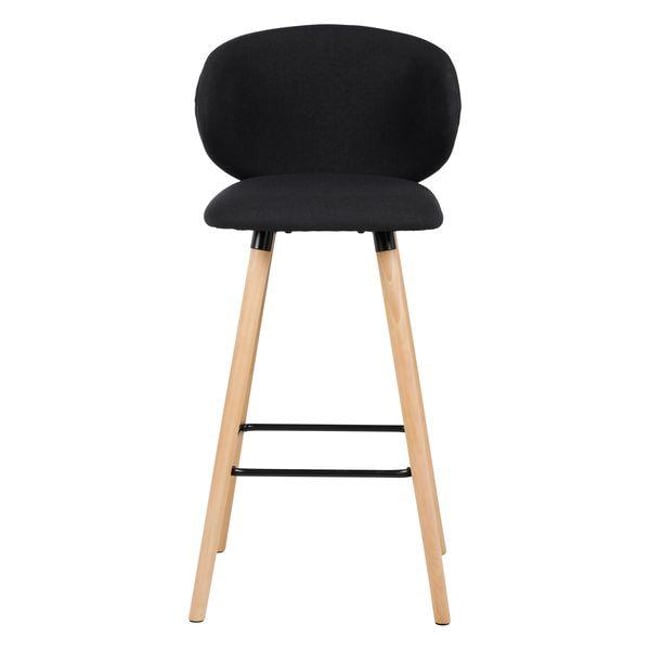 Chaise de bar tissu Couleur noir <span itemprop=