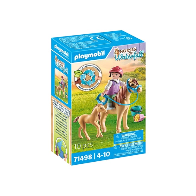 Enfant avec poneys v019845 <span itemprop=