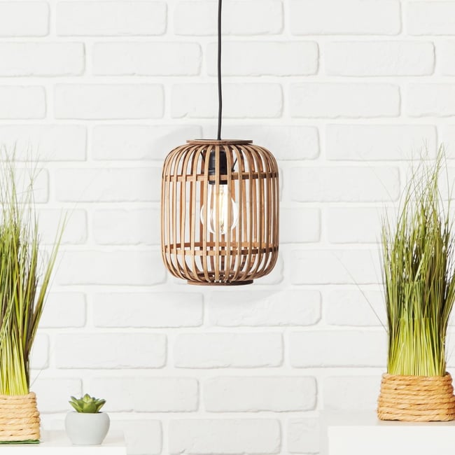 Suspension    WOODROW Couleur marron <span itemprop=