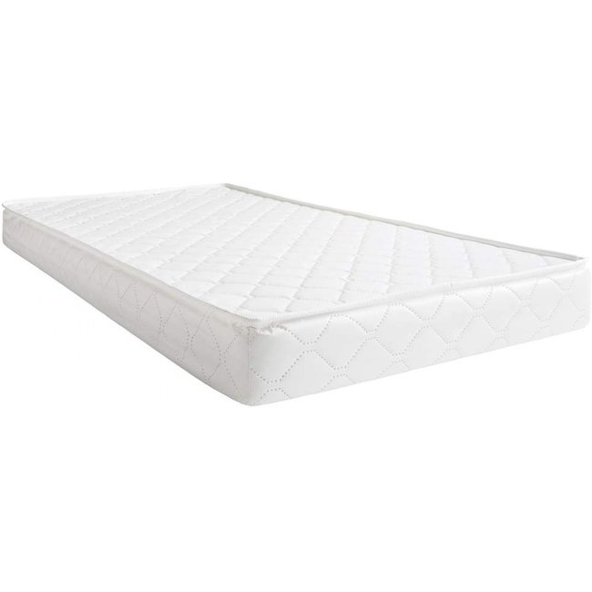 Matelas lit été/hiver 24kg/m3 - 60 x 120 cm Couleur blanc <span itemprop=