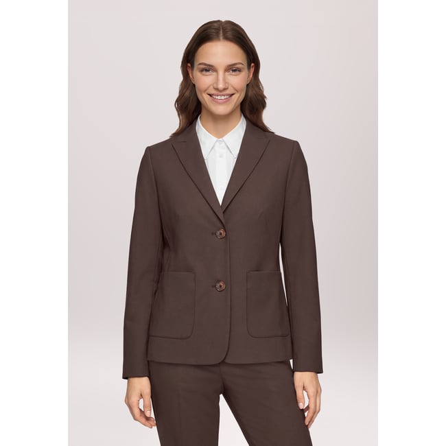Veste blazer à manches longues light maroon <span itemprop=
