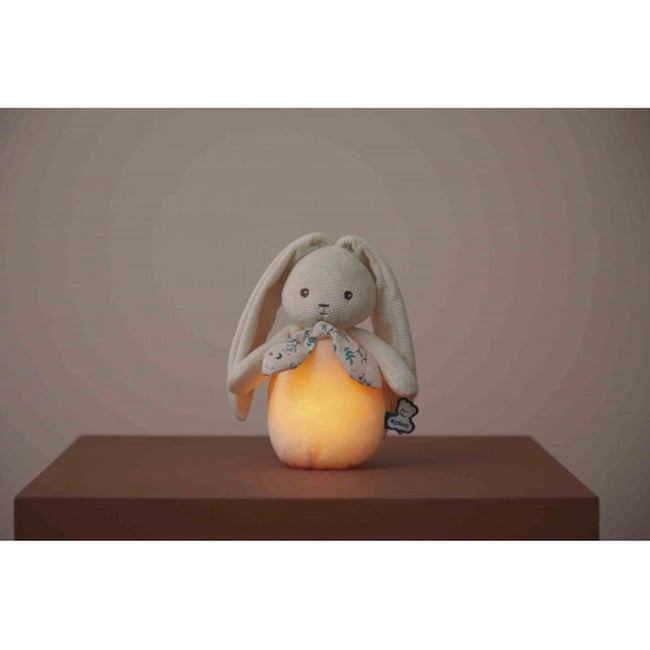 Peluche veilleuse nomade Lapin crème - KALOO