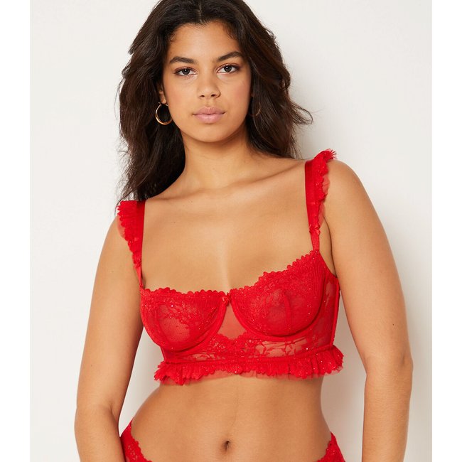 Bustier-BH Instant rot <span itemprop=