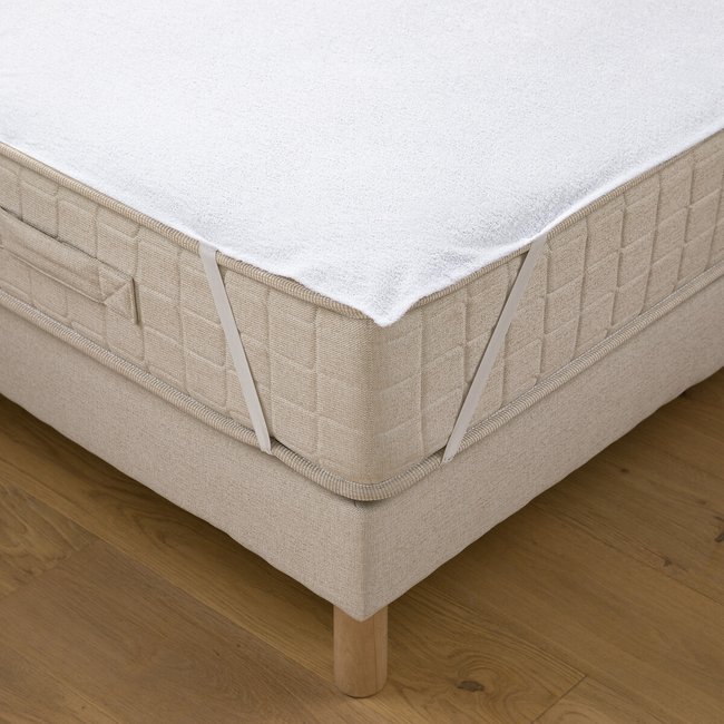 Protège matelas forme plateau antiacarien imper Couleur blanc <span itemprop=