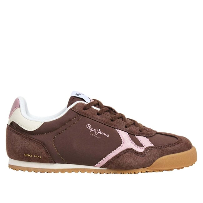 Baskets Combinées brun cerf <span itemprop=