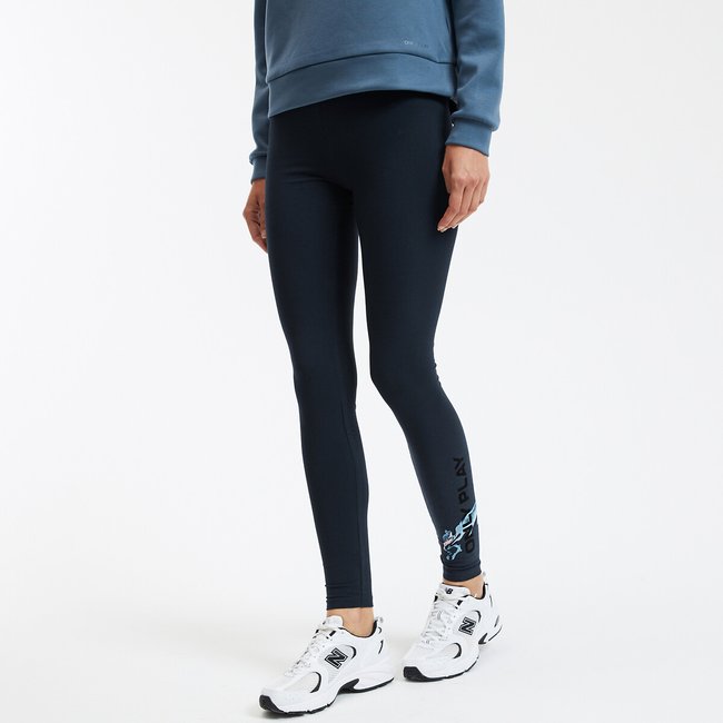 Leggings mit hohem Bund Skydrop Life dunkelblau <span itemprop=