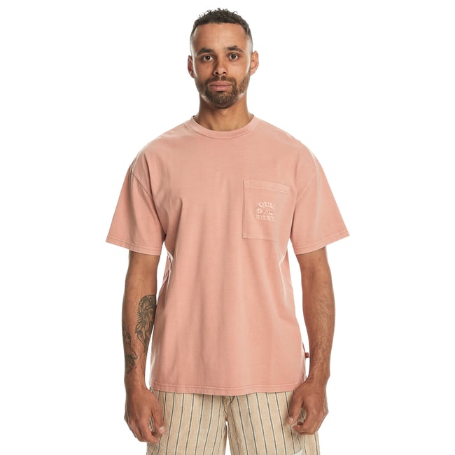 T-shirt oversize à manches courtes BLANK NATURAL DYE - QUIKSILVER