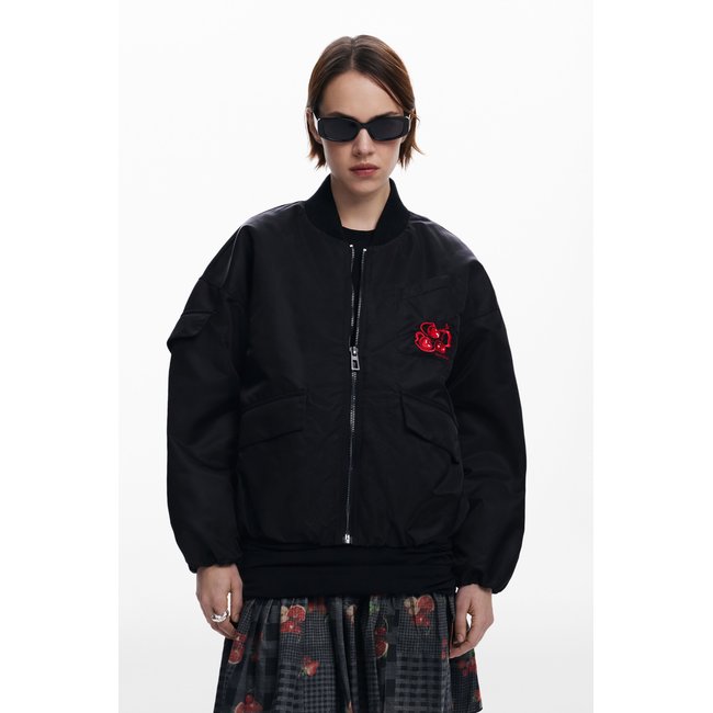 Blouson cerises noir <span itemprop=