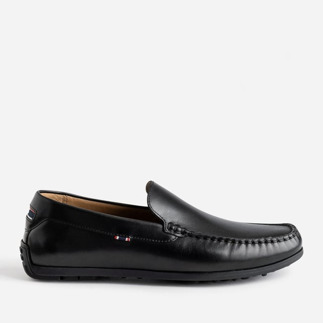 Mocassin en cuir WODYA noir <span itemprop=