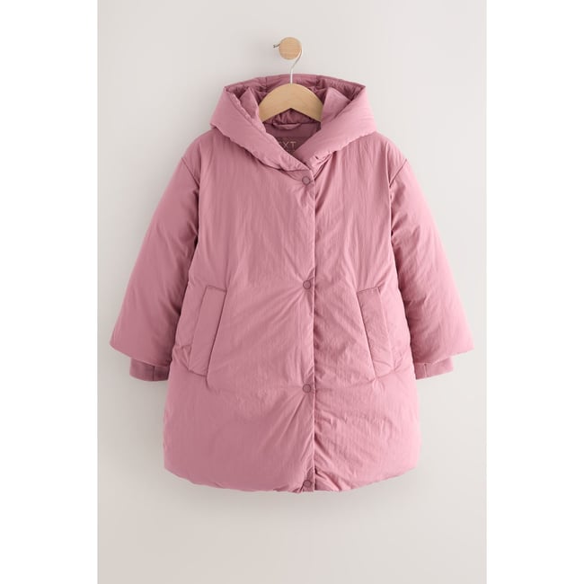 Doudoune rembourrée imperméable rose <span itemprop=