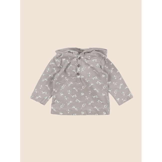 Tee-shirt - Très bon état gris <span itemprop=
