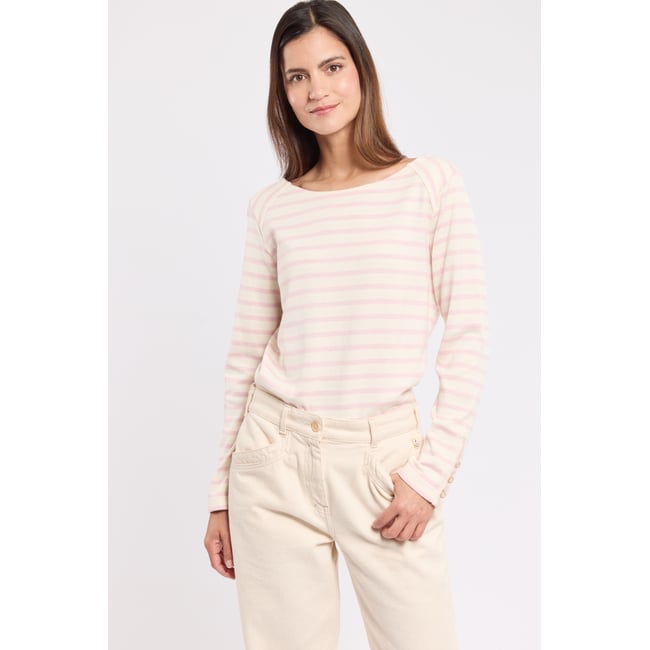 Marinière Océane en coton rustique nature/body <span itemprop=