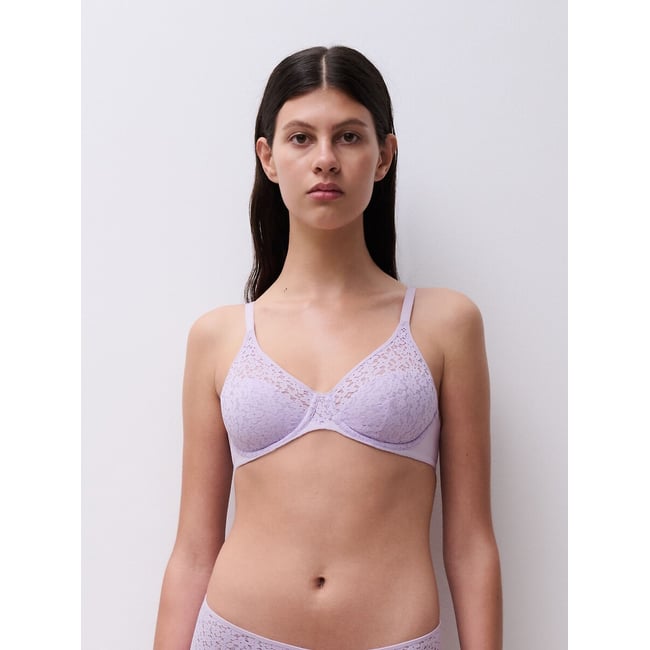 Soutien-gorge moulé emboîtant Norah violet clair <span itemprop=