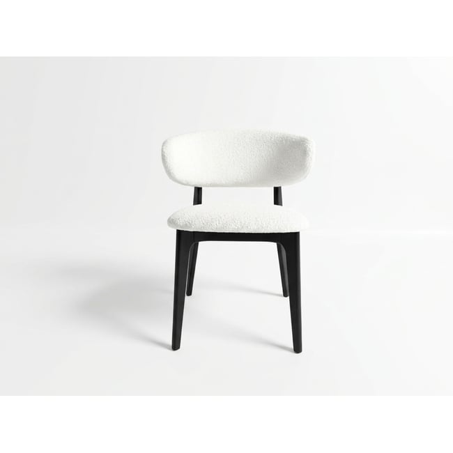 Lot de 2 chaises tissu bouclette, ROSINE - BOBOCHIC