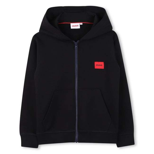 Sweat zippé à capuche - HUGO KIDSWEAR