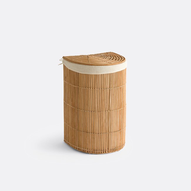 Wäschekorb Rotuni, Rattan natur LA REDOUTE INTERIEURS