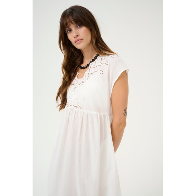Dress beige spring gardenia <span itemprop=