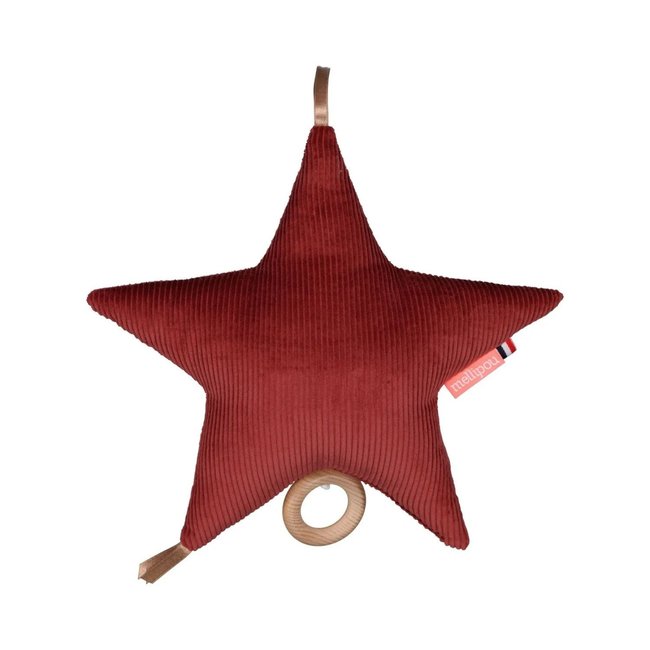 Étoile musicale éco-responsable Wilde - La Boum (BO) rouge <span itemprop=