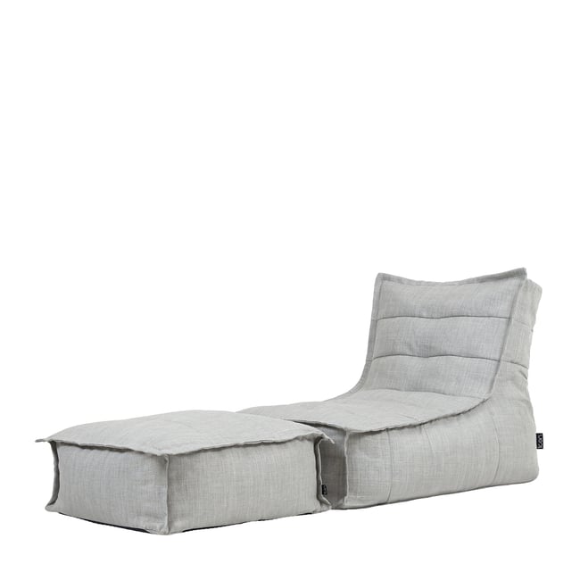 Pouf chauffeuse et repose-pieds de jardin Oeko-Tex® - DOLCE - ICON