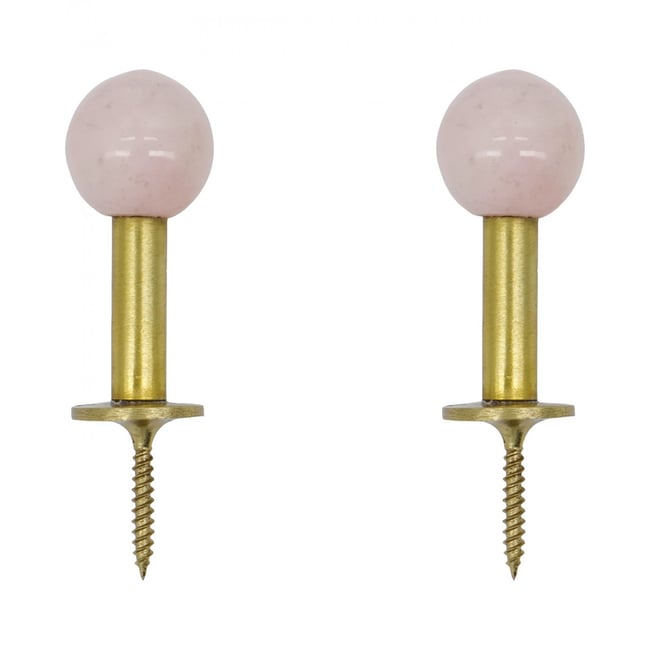 Lot de 2 patères Ball dia 2 cm - HOUSE DOCTOR