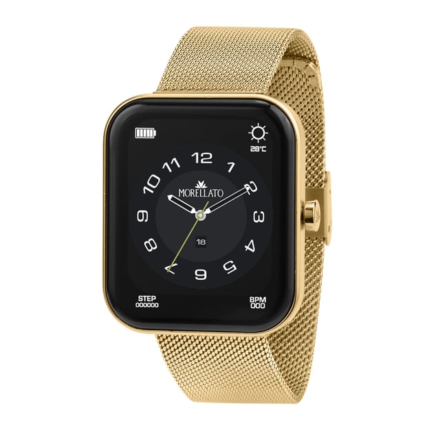 Smartwatch M-02 or jaune <span itemprop=
