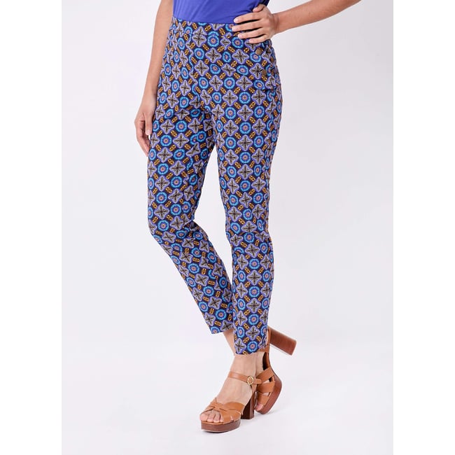 Pantalon cigarette 7/8ème coton stretch WENDY - PRINCESSE NOMADE