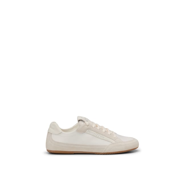 Baskets Modèle Lola en mélange de matériaux légers blanc naturel <span itemprop=