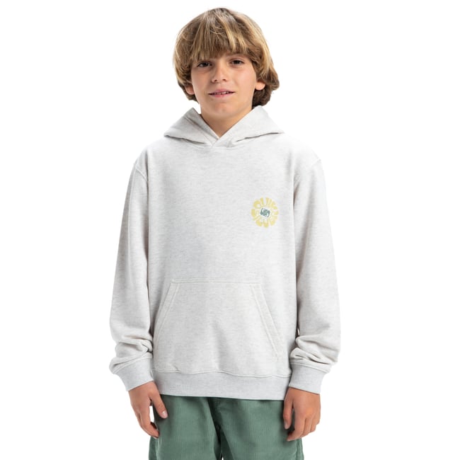 Sweat à capuche GRAPHIC gris white marble heather <span itemprop=