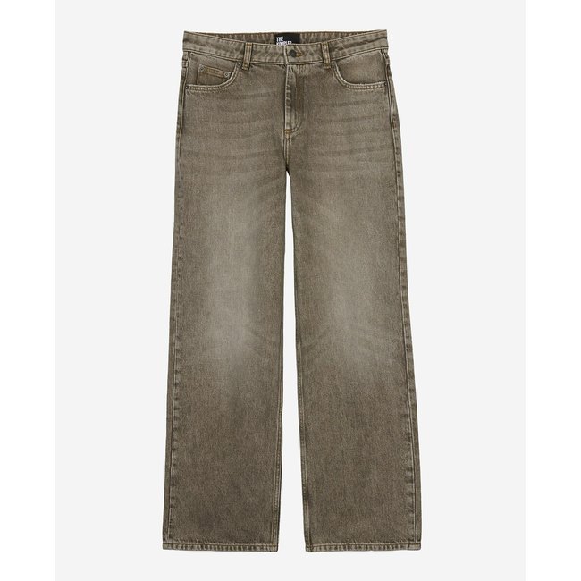 Jeans dritto in denim verde oliva THE KOOPLES