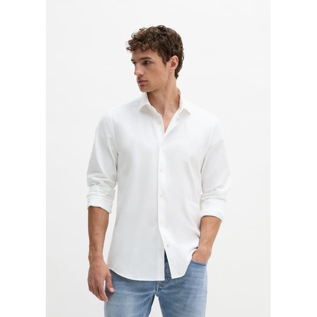 Chemise shaped en popeline stretch - MARC O'POLO