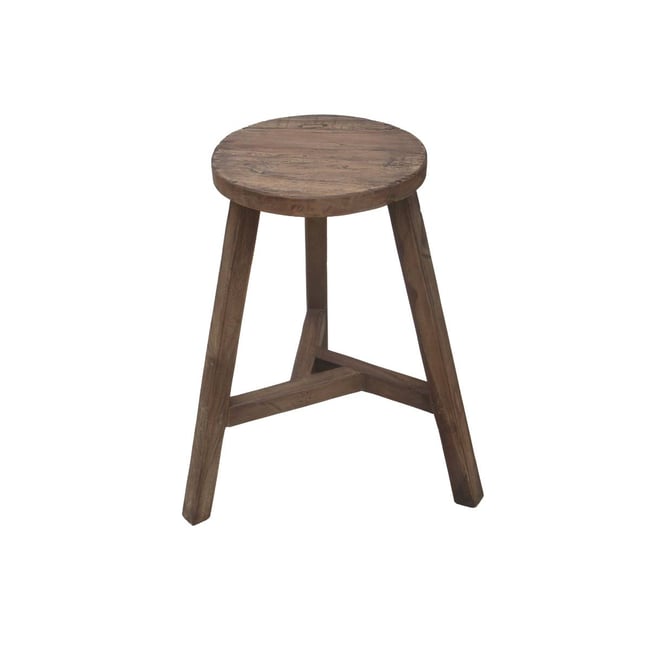 Tabouret Nolah Couleur bois foncé <span itemprop=