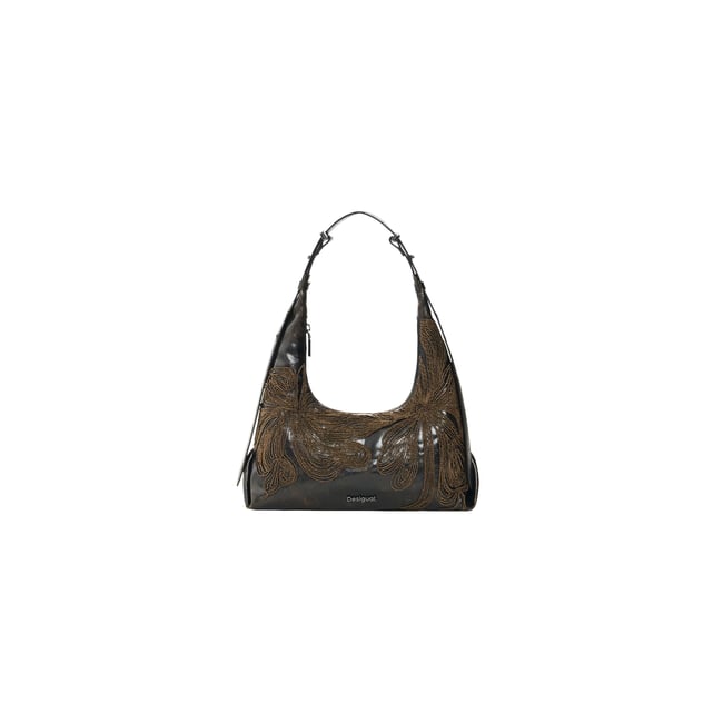 Petit sac à bandoulière marron <span itemprop=