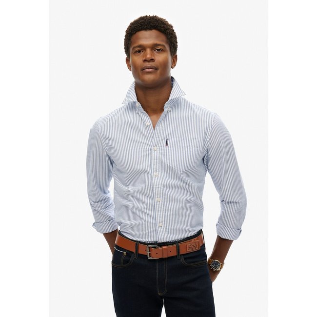 Oxford Shirt, blue, SUPERDRY