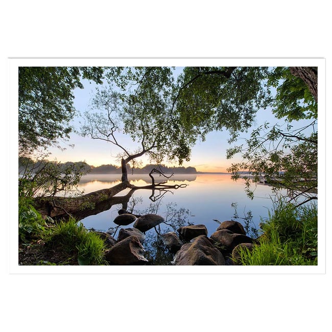 Affiche bord de lac - HEXOA