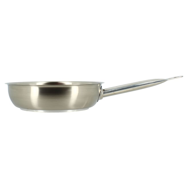 Poêle 20 cm en acier inoxydable, PROFESSIONNEL inox <span itemprop=