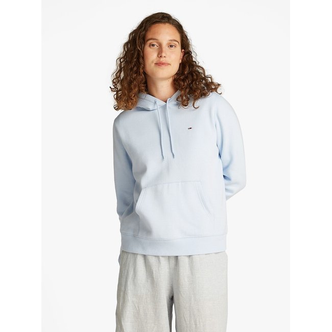 Sweat com capuz azul claro <span itemprop=