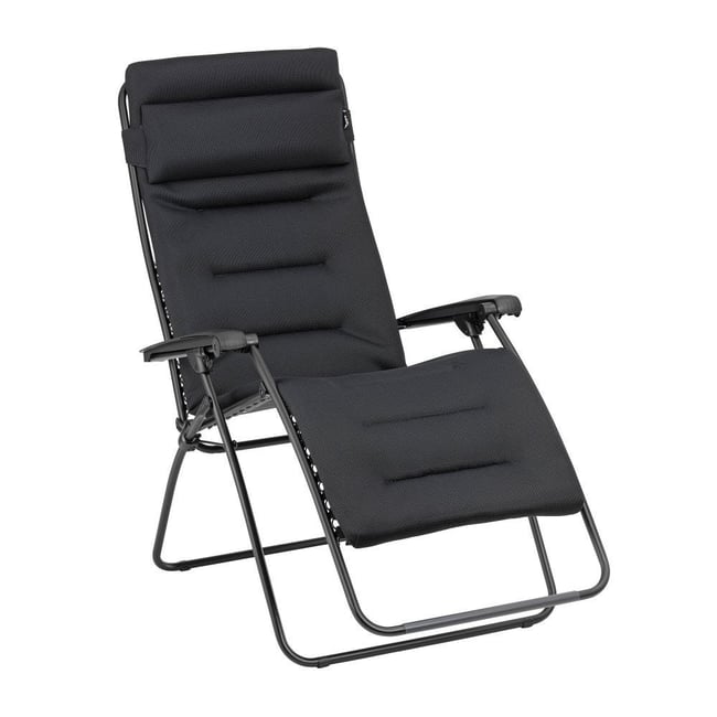 Fauteuil relax matelassé 0 gravité XL - RSX CLIP XL noir acier <span itemprop=