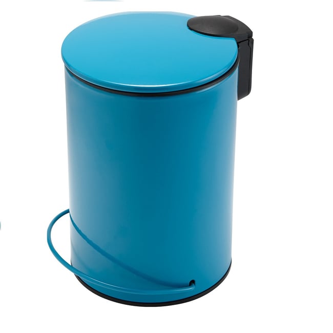 Poubelle salle de bain à pédale 3L en métal PROJECT Couleur v002232 <span itemprop=