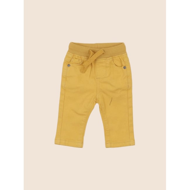 Pantalon - Très bon état jaune <span itemprop=