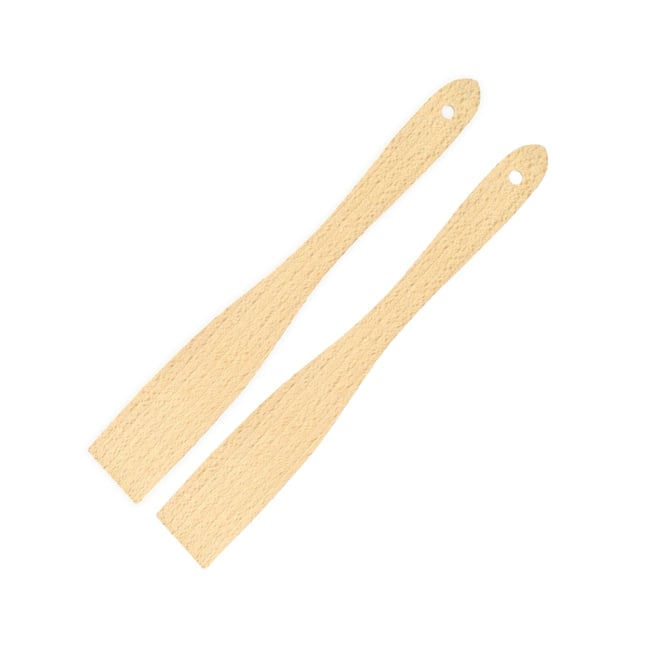 Ensemble de 2 Spatules de cuisine WOOD EDITION bois <span itemprop=