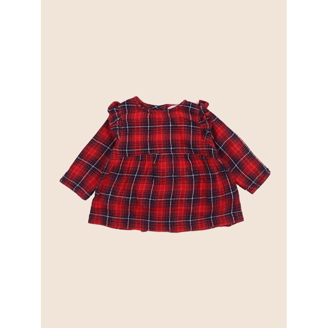 Blouse - Très bon état rouge <span itemprop=