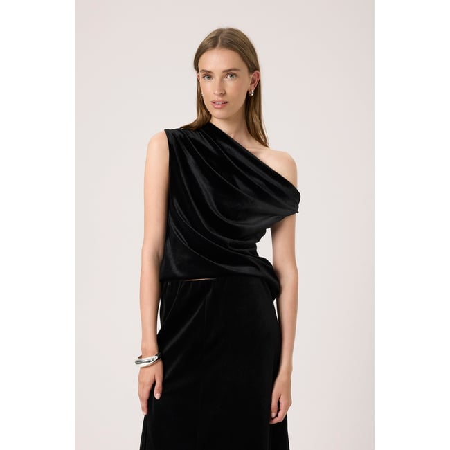 Blouse à manches longues noir black <span itemprop=