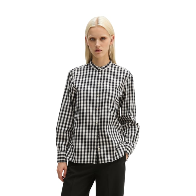 Chemisier à carreaux, coupe regular en flanelle de coton - MARC O'POLO
