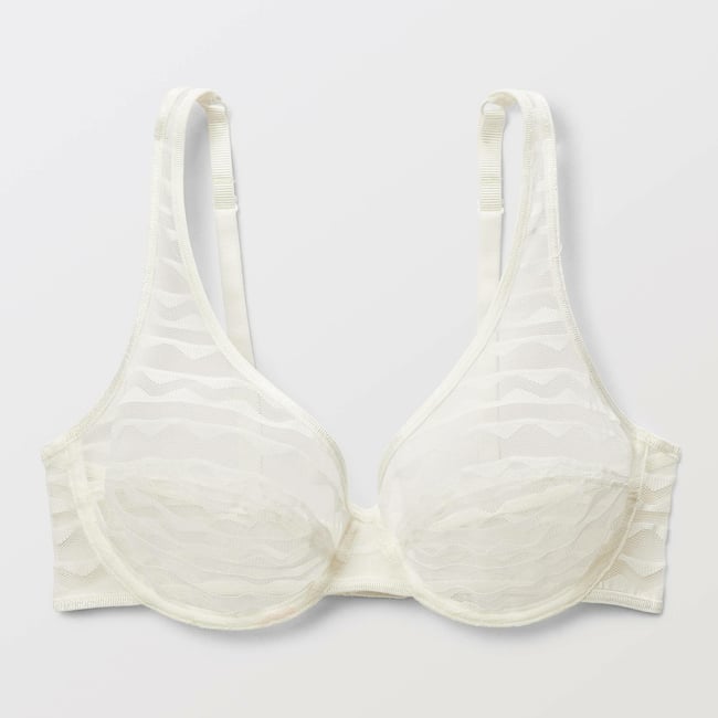 Soutien-gorge corbeille balconnet FATOU en dentelle - MONOPRIX