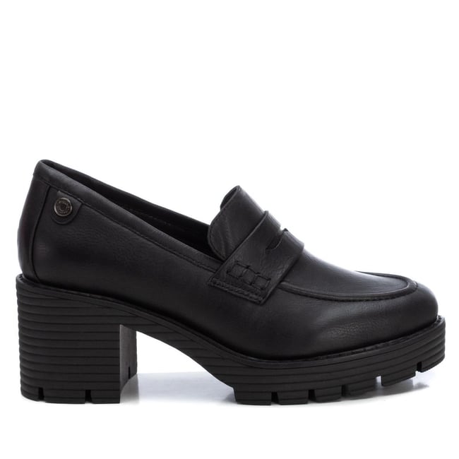 Chaussure Mocassin Talon Décontractée noir <span itemprop=