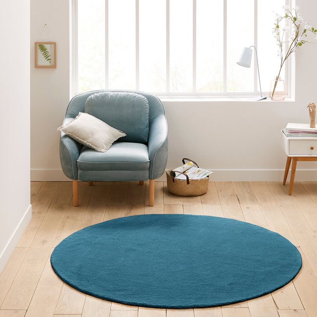 Tapis rond, coton tufté, Renzo, grand modèle - LA REDOUTE INTERIEURS