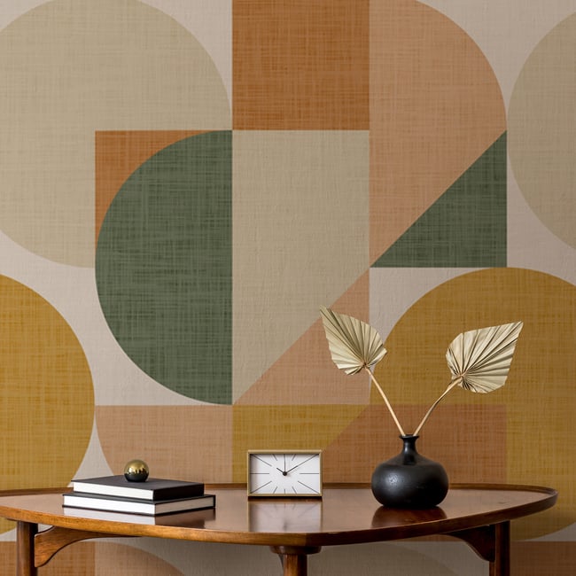 Papier peint panoramique REVIVAL Couleur multicolore <span itemprop=