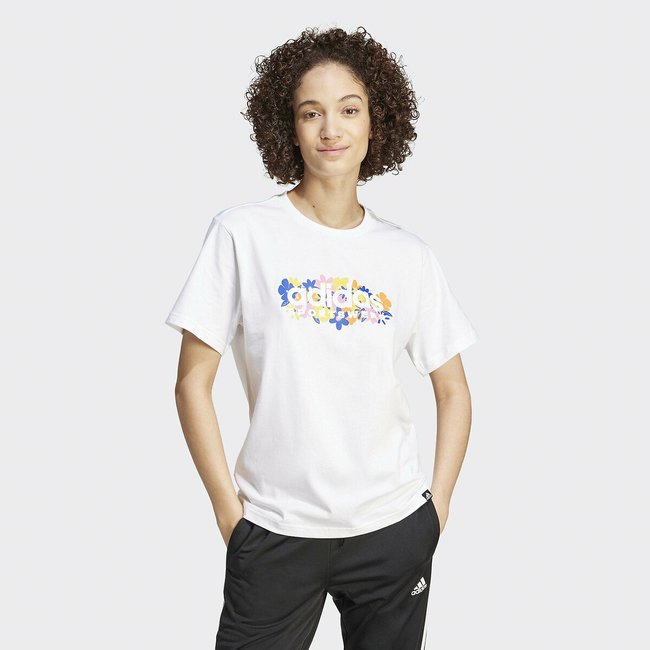 T-shirt Graphic Soft Side 2.0 bianco ADIDAS SPORTSWEAR
